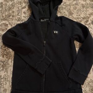 Under Armour Kids Black Zip-Up Hoodie